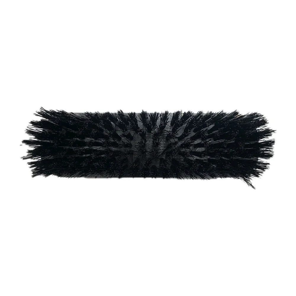 Vintage Swank Black Leather Shoeshine Brush Zip Around Top Men‎ Travel Groom Kit